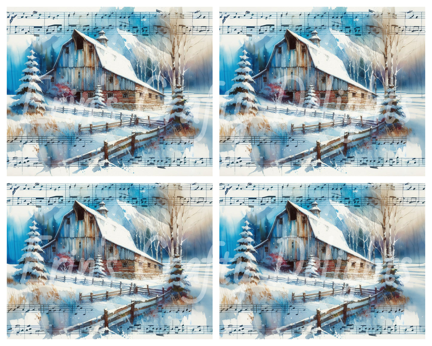 2 Winter's Medley Barn