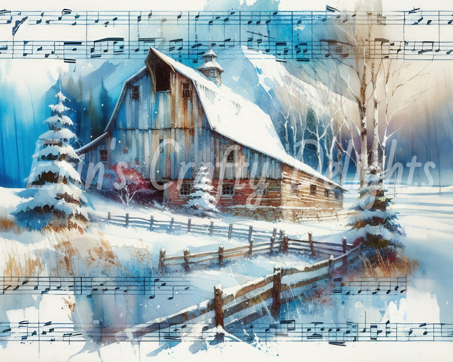 2 Winter's Medley Barn