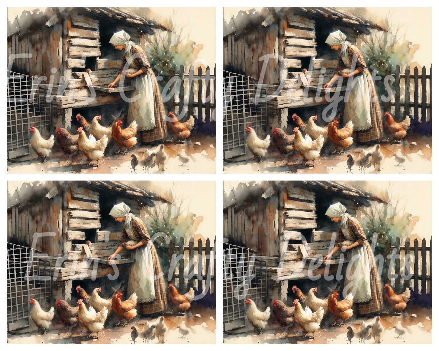 2 Chicken Coop & Nesting Boxes