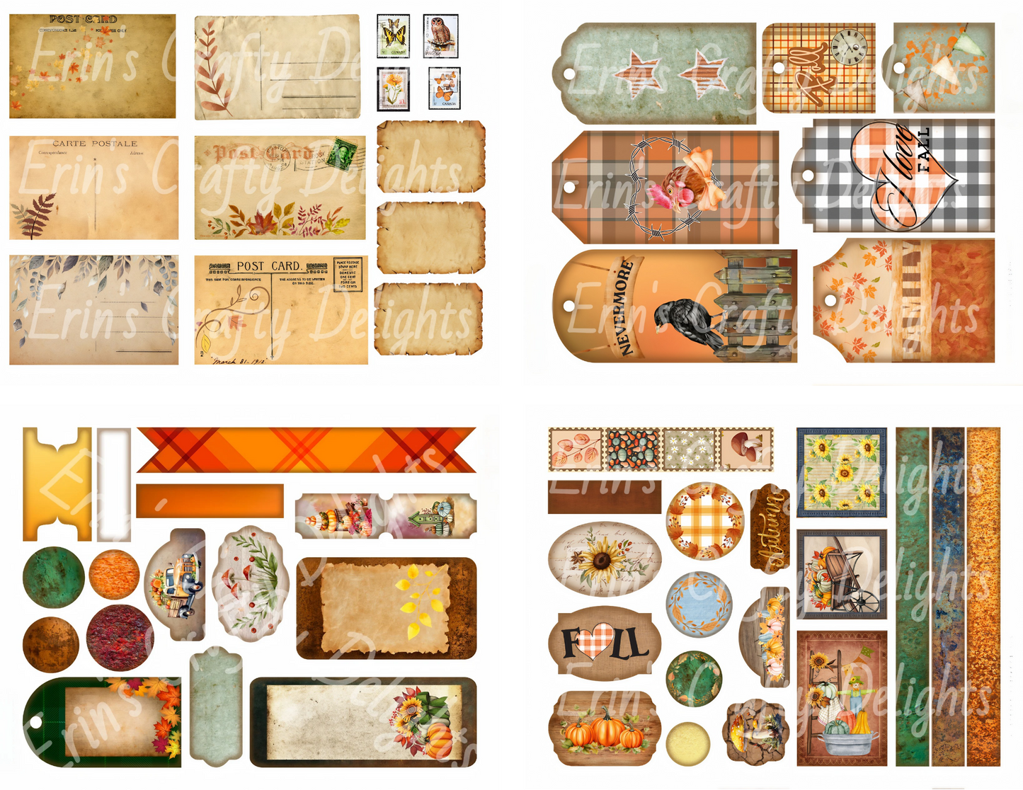 I Love Fall on the Farm Junk Journal Kit