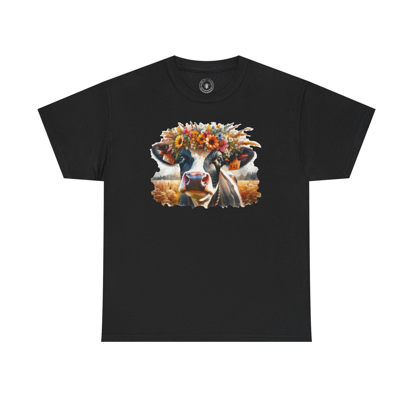 Happy Fall Y'all Cow Unisex Heavy Cotton Tee