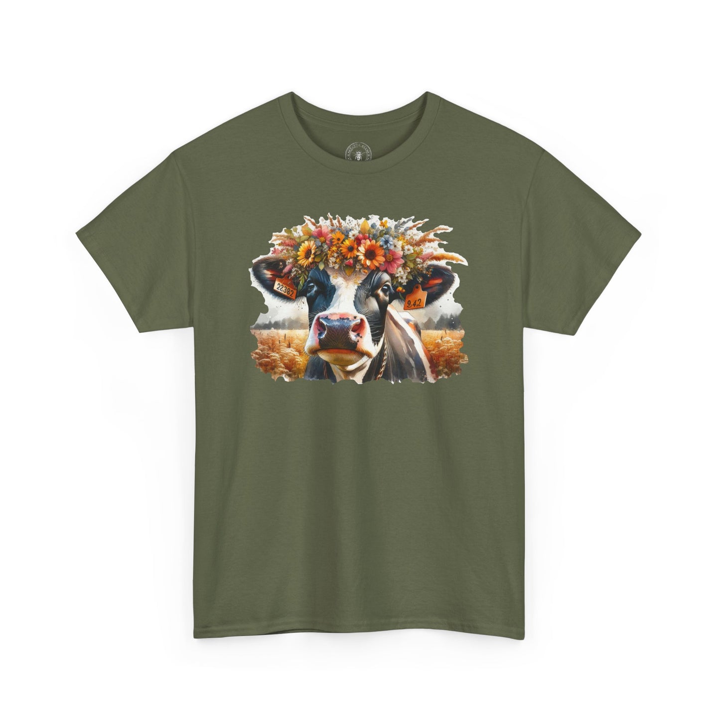Happy Fall Y'all Cow Unisex Heavy Cotton Tee