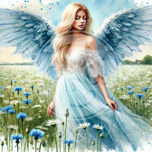 29 Sq Angel of Spring 8x8 Printable