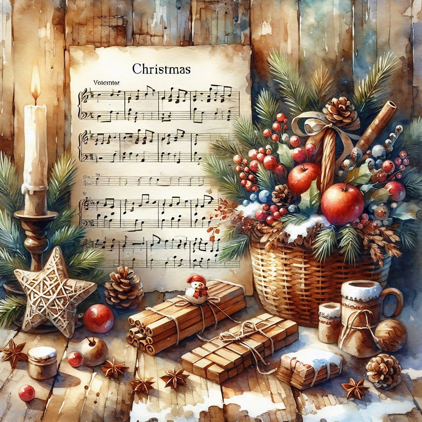 2 Christmas Scene