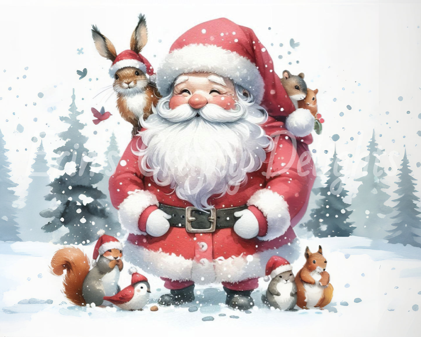 3 Cute Santa