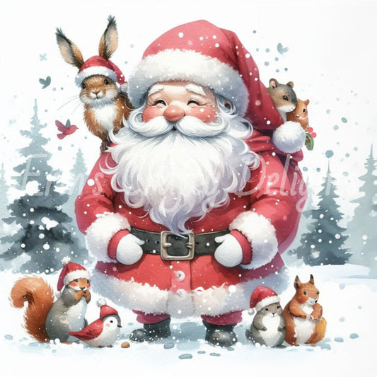 3 Cute Santa