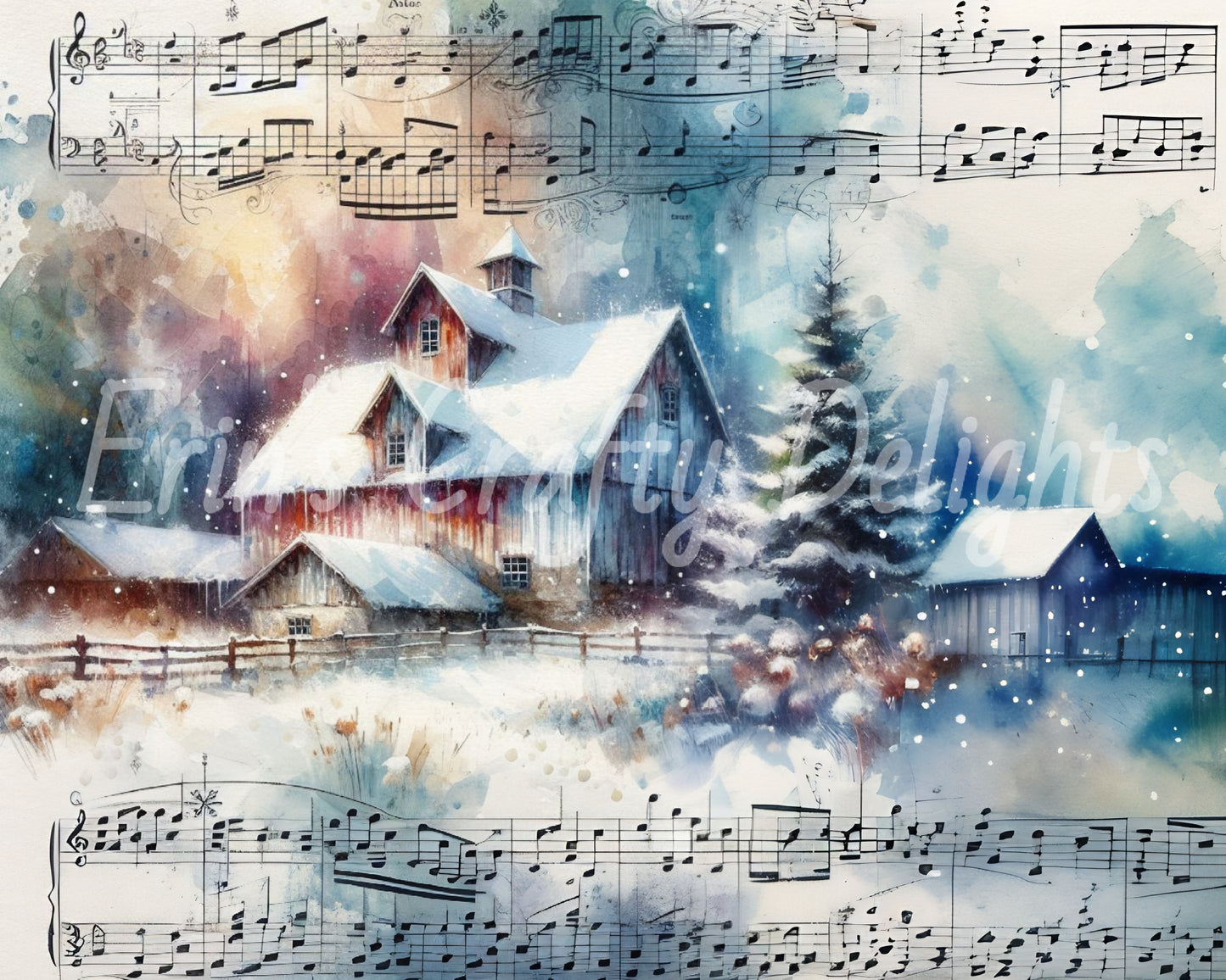 3 Winter's Medley Barn