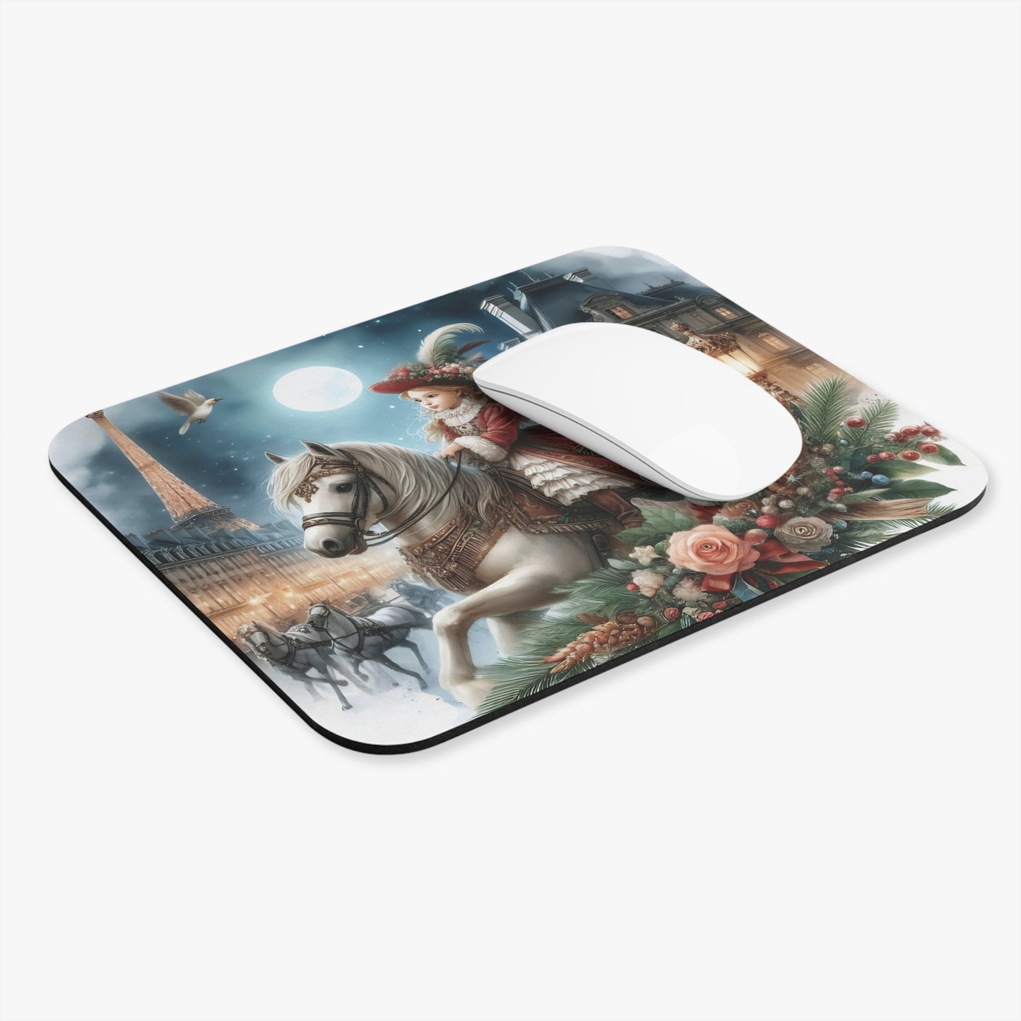 Christmas in Paris Mouse Pad (Rectangle)