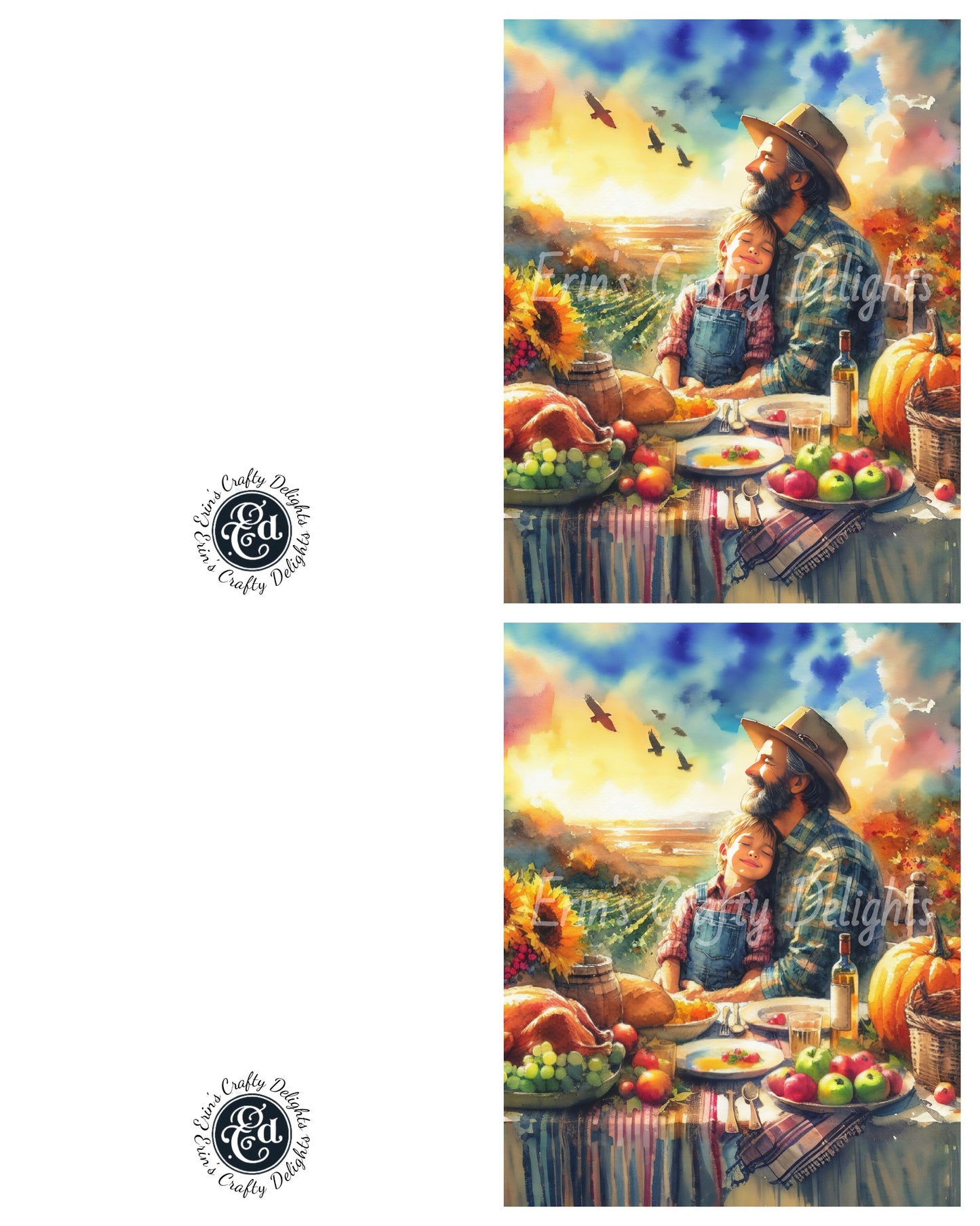 4 Thanksgiving Cards