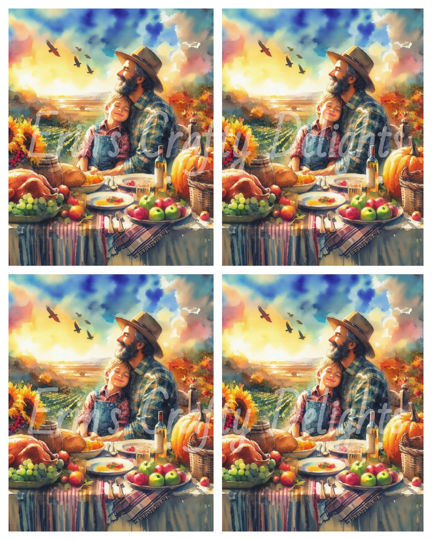 4 Thanksgiving Prints