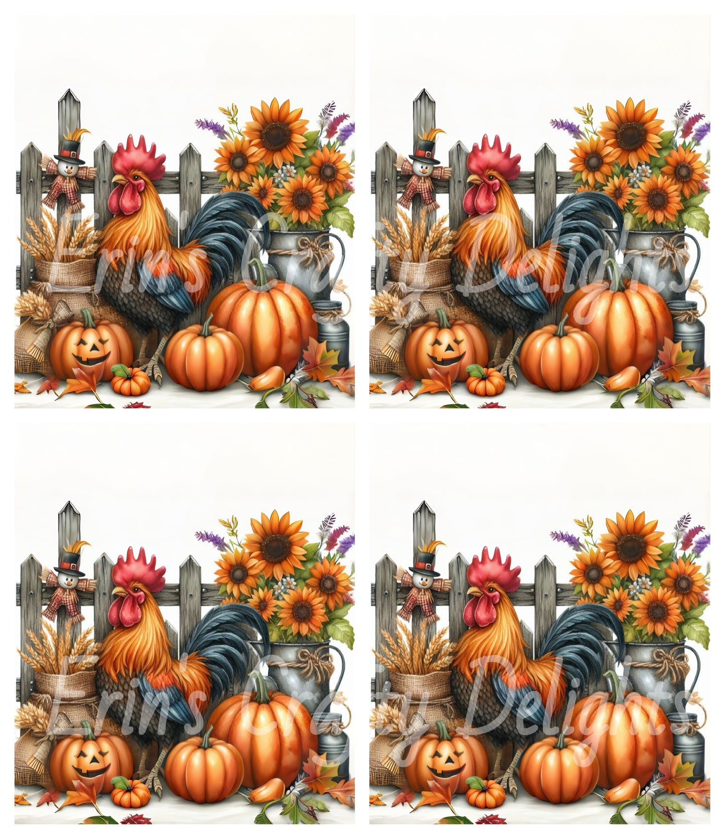 4 Fall Rooster