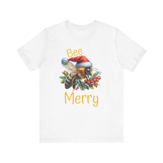 Christmas Bee Merry Unisex Tee