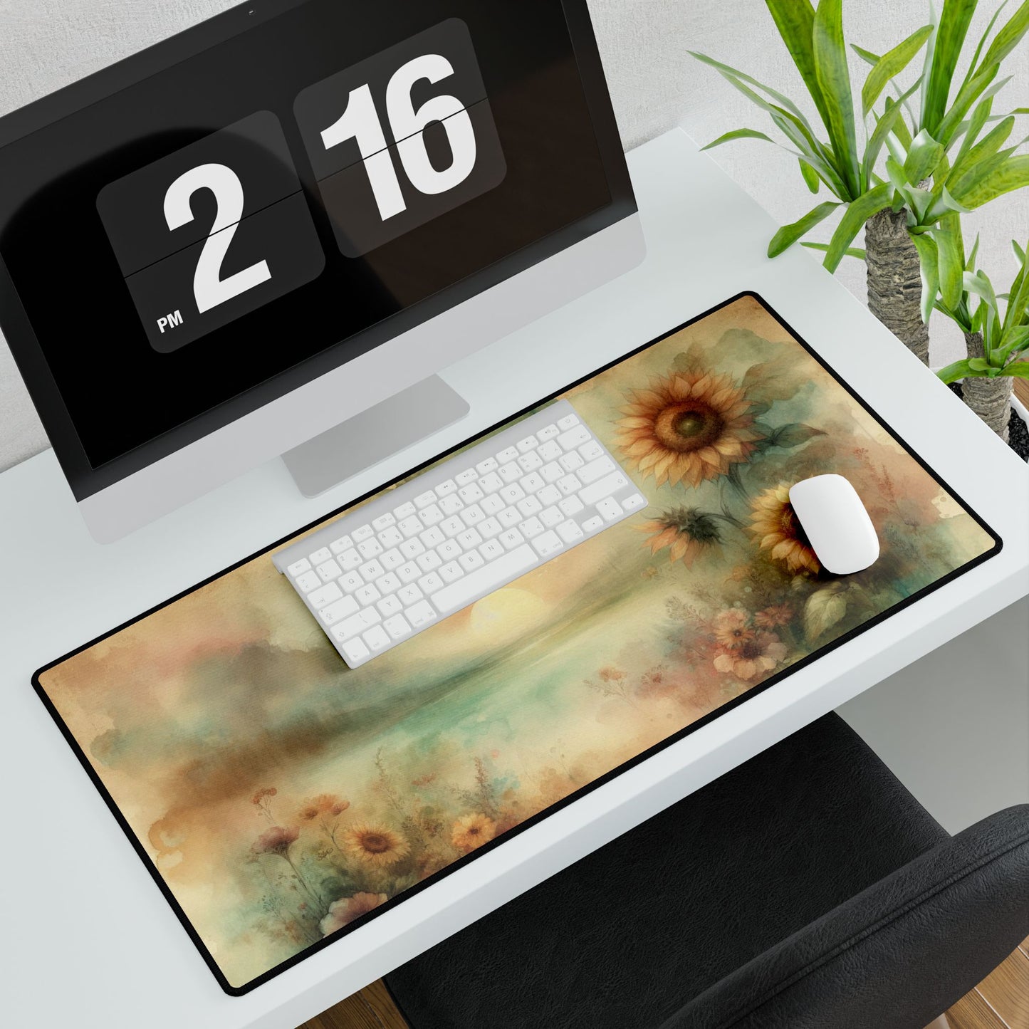 Desk Mat - Summer Sunflowers