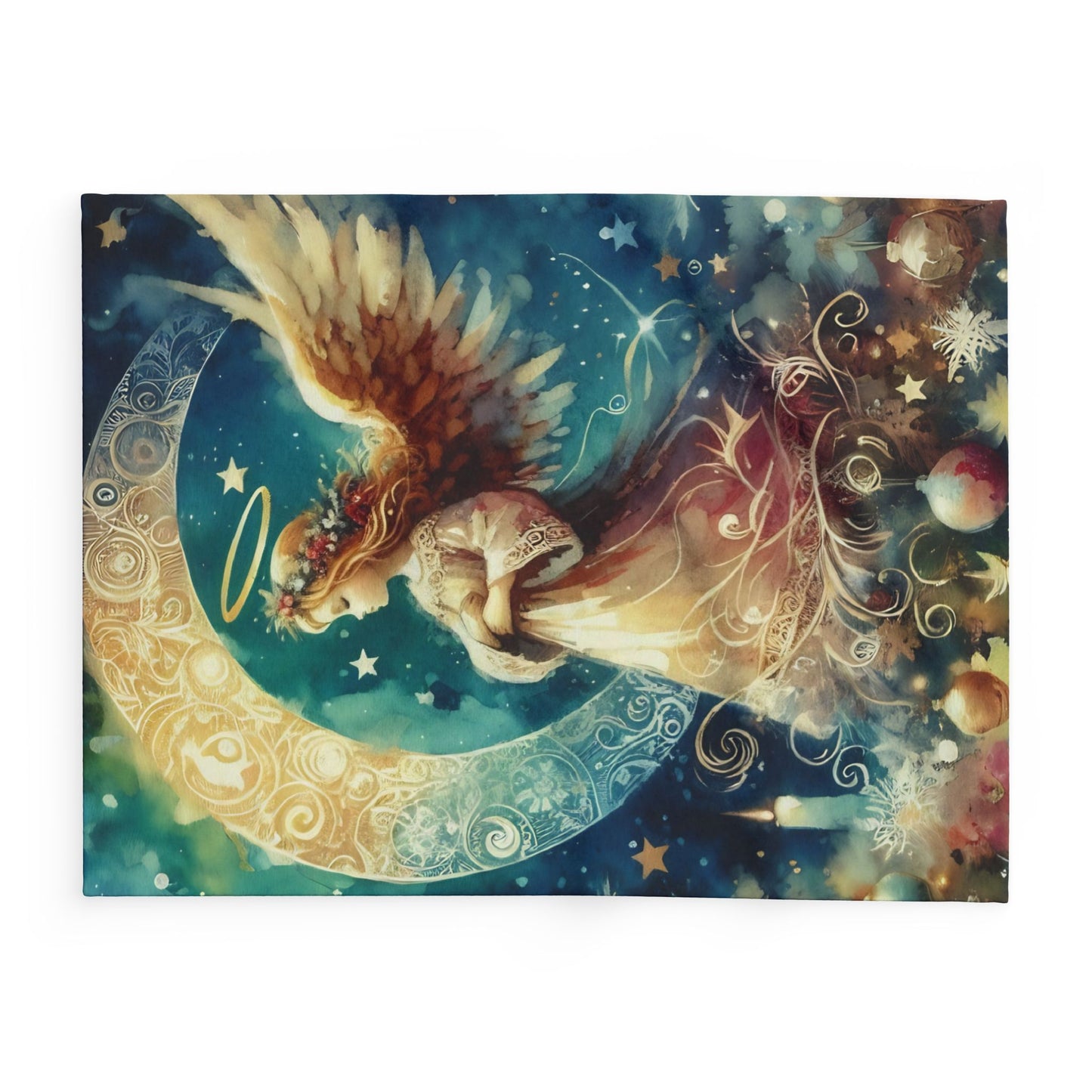 Fleece Blanket Winter Dream Angel