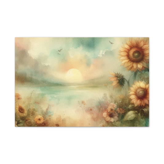 Endless Summer Sunflowers Canvas Stretched, 0 75" Wall Art - Endless Summer Sunflowers