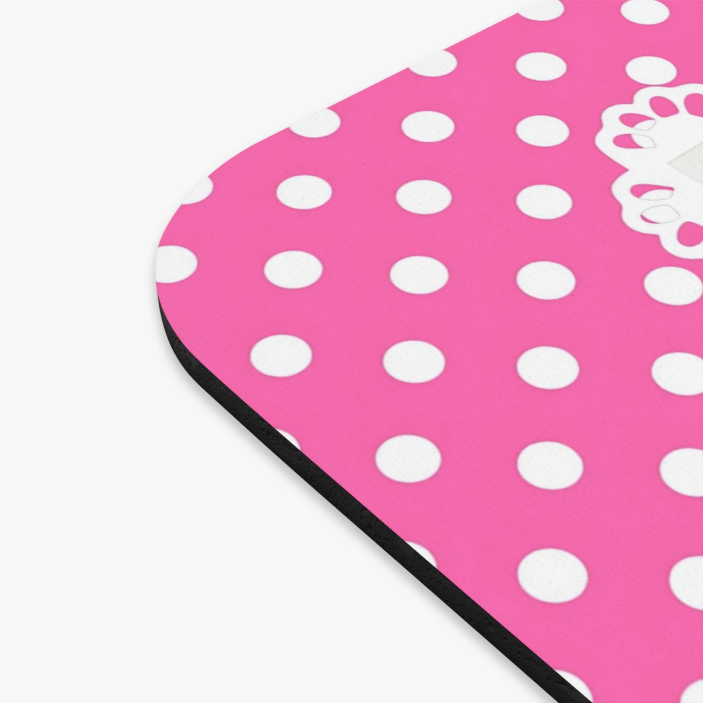 Mouse Pad - Pucker Up Buttercup! Dressed up Holstein Cow Design