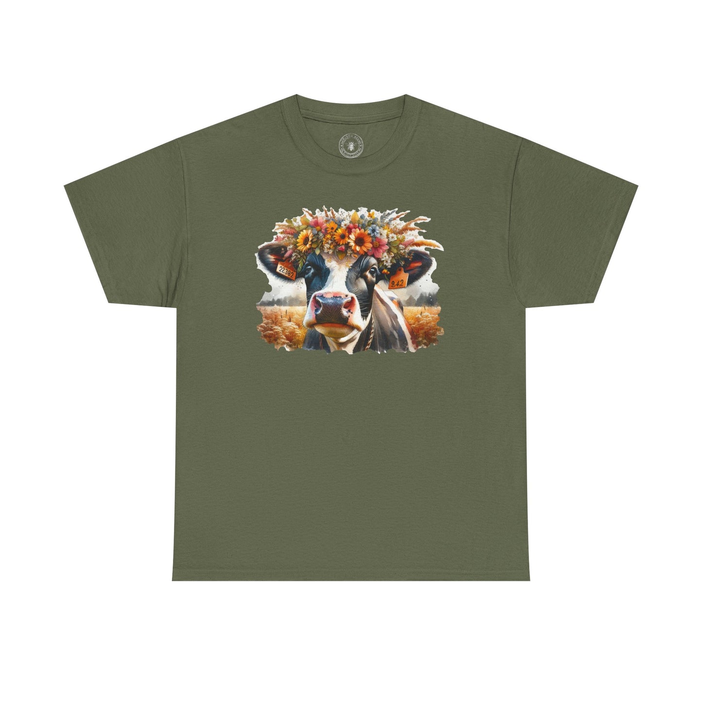 Happy Fall Y'all Cow Unisex Heavy Cotton Tee
