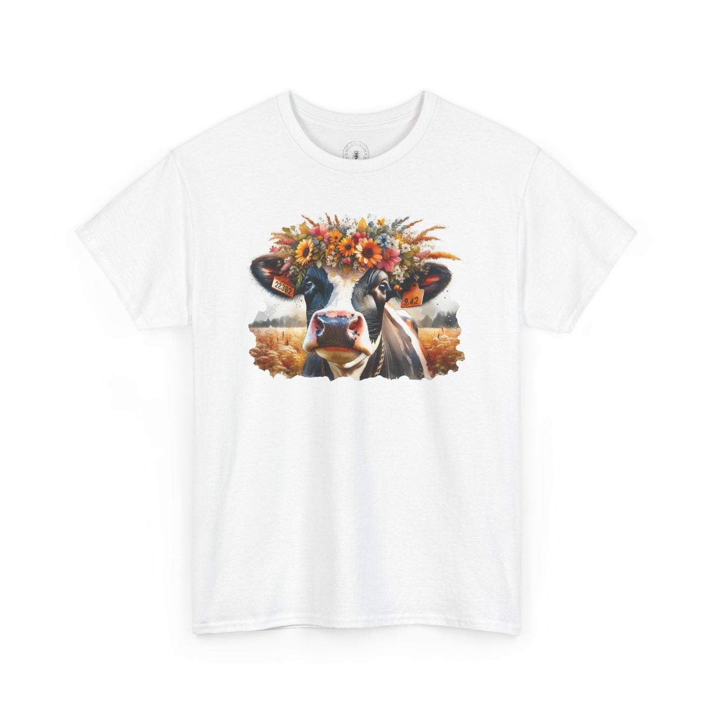 Happy Fall Y'all Cow Unisex Heavy Cotton Tee