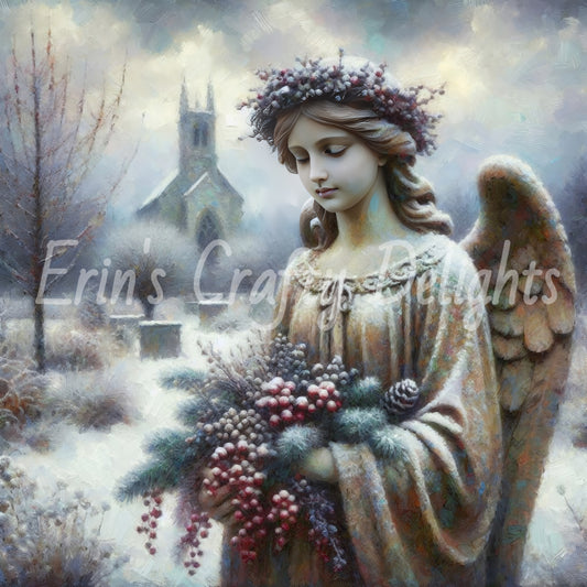 7 Stone Christmas Angel