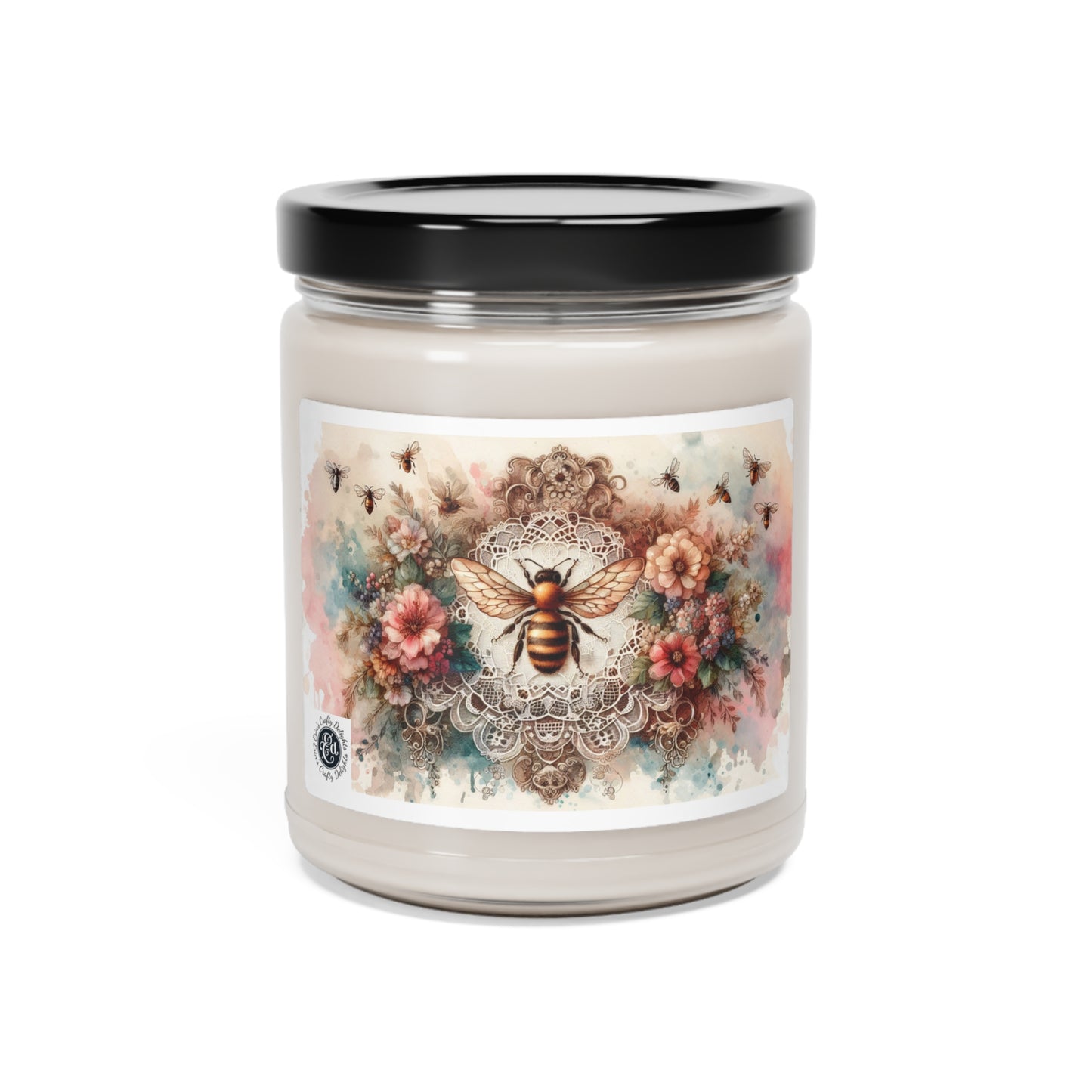 Bee Sweet Sea Salt & Orchid Scented Soy Candle, 9oz
