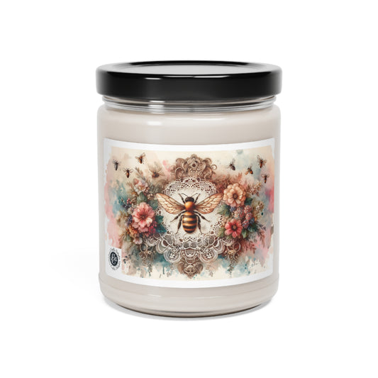 Bee Sweet Sea Salt & Orchid Scented Soy Candle, 9oz