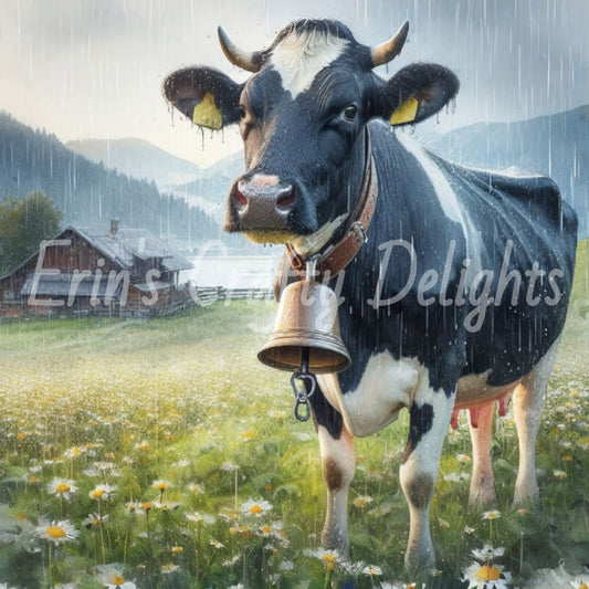 8 Fall Cow in Rain