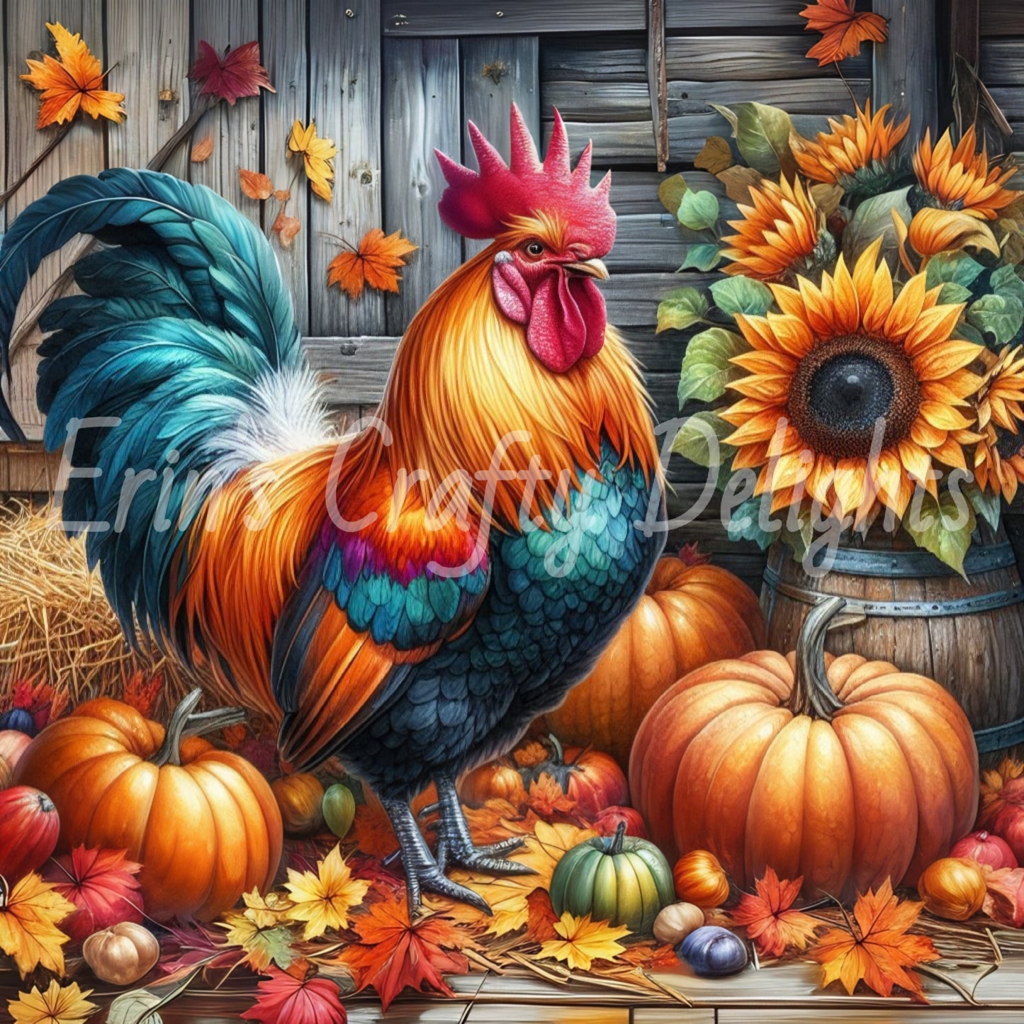 8 Fall Rooster
