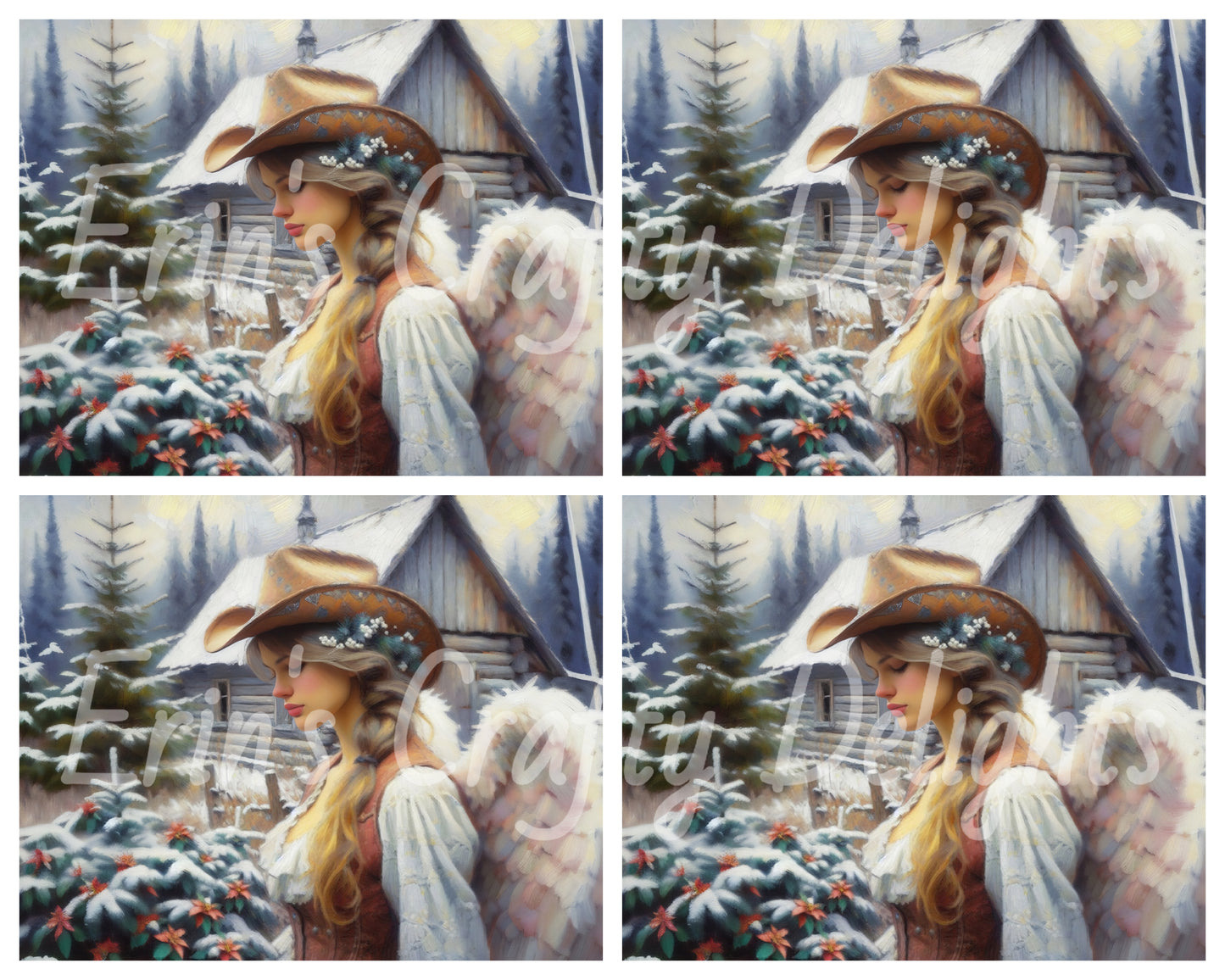 9 Cowgirl Christmas Angel