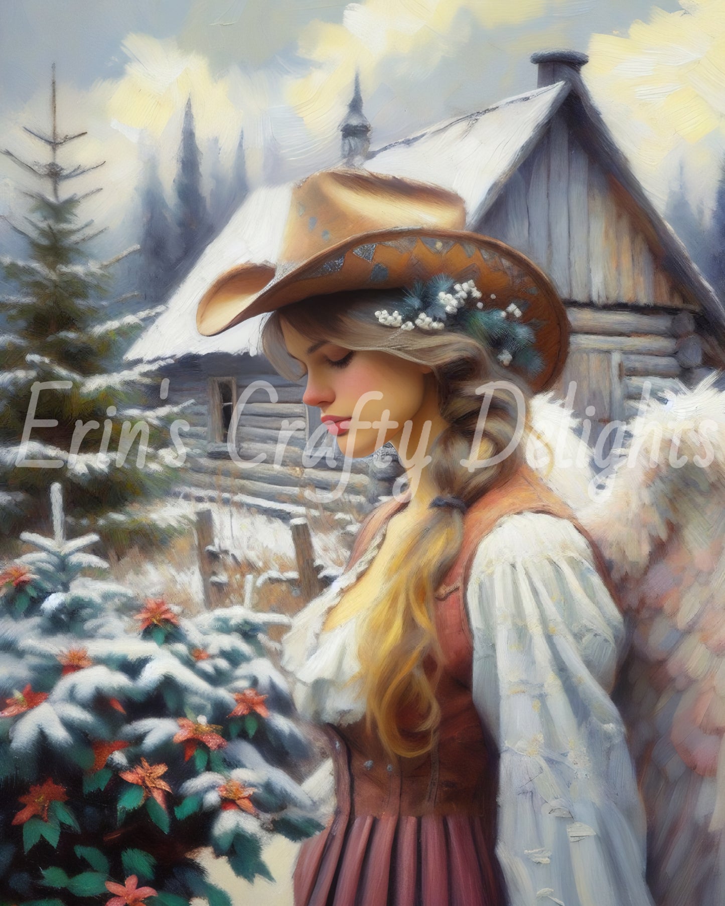 9 Cowgirl Christmas Angel