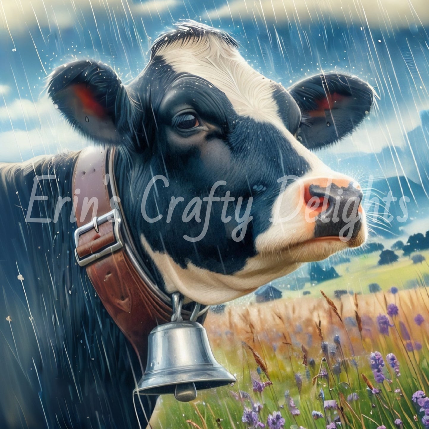 9 Fall Cow in Rain