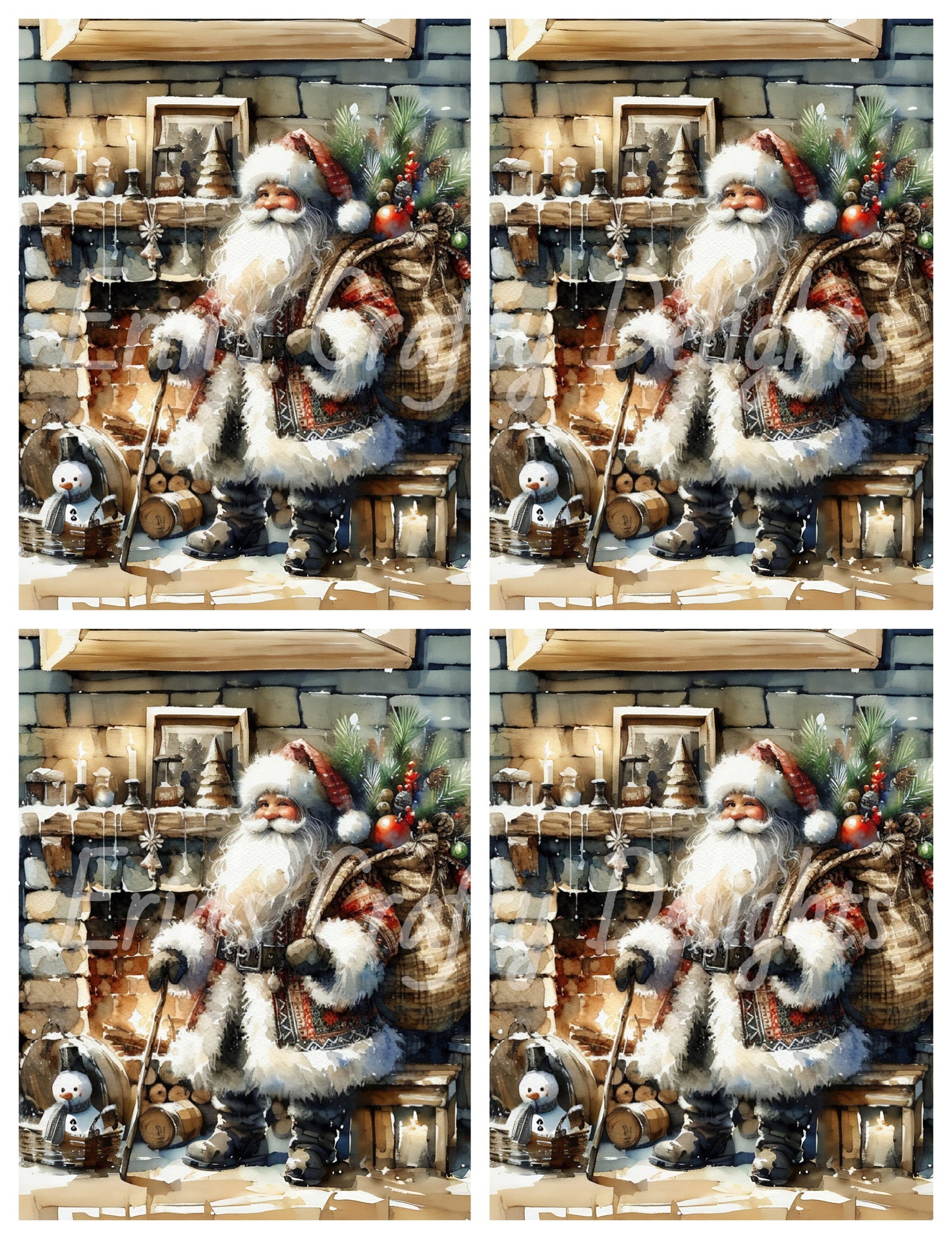 9 Rustic Santa