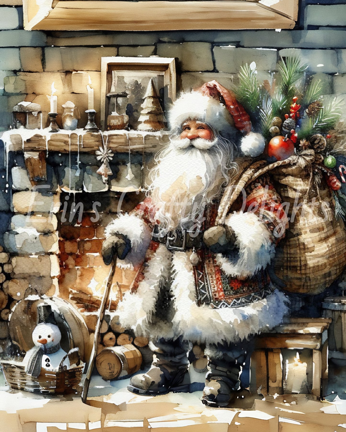 9 Rustic Santa