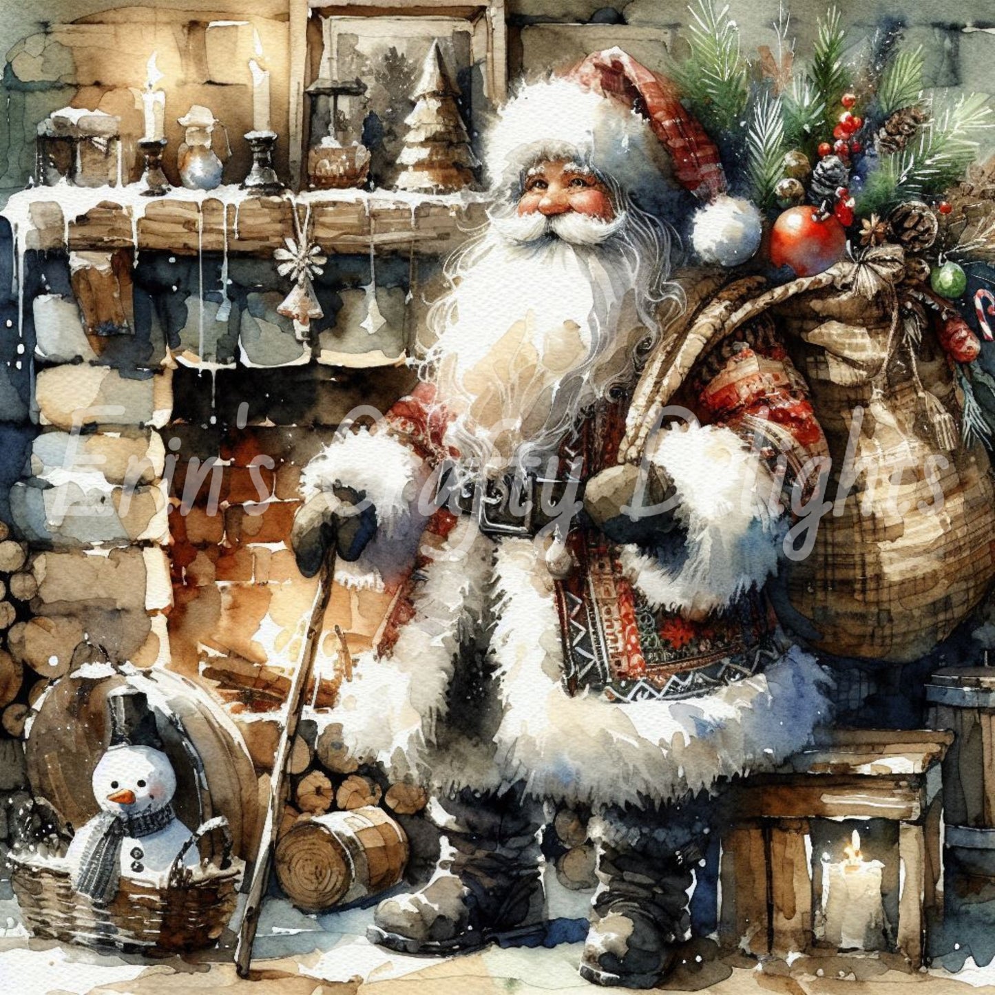 9 Rustic Santa