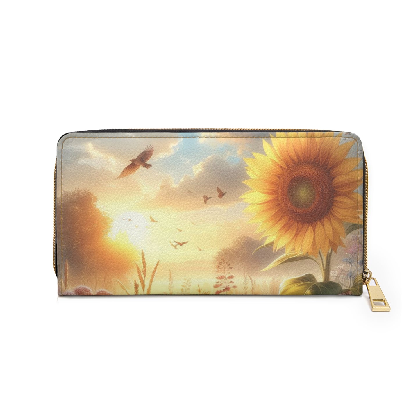 Zipper Wallet - Summer Sunflowers Wallet