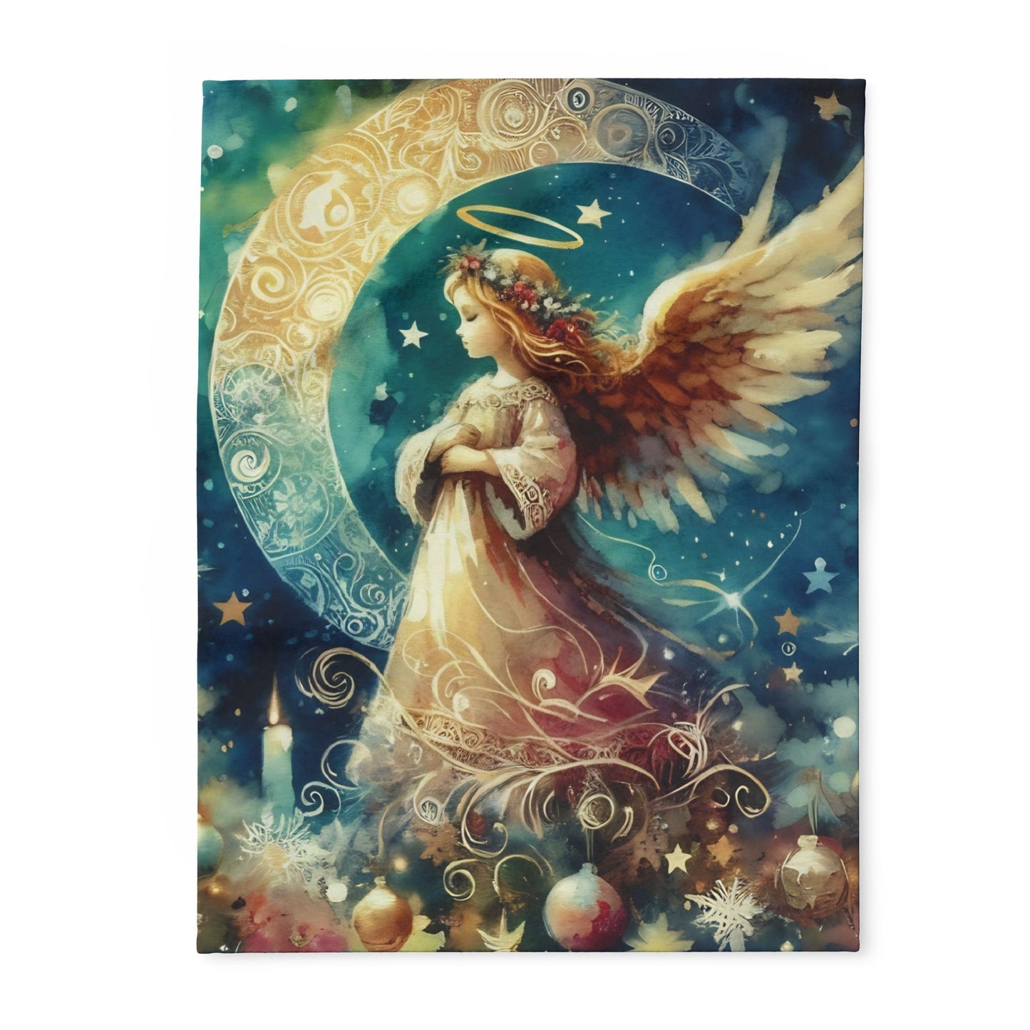 Fleece Blanket Winter Dream Angel