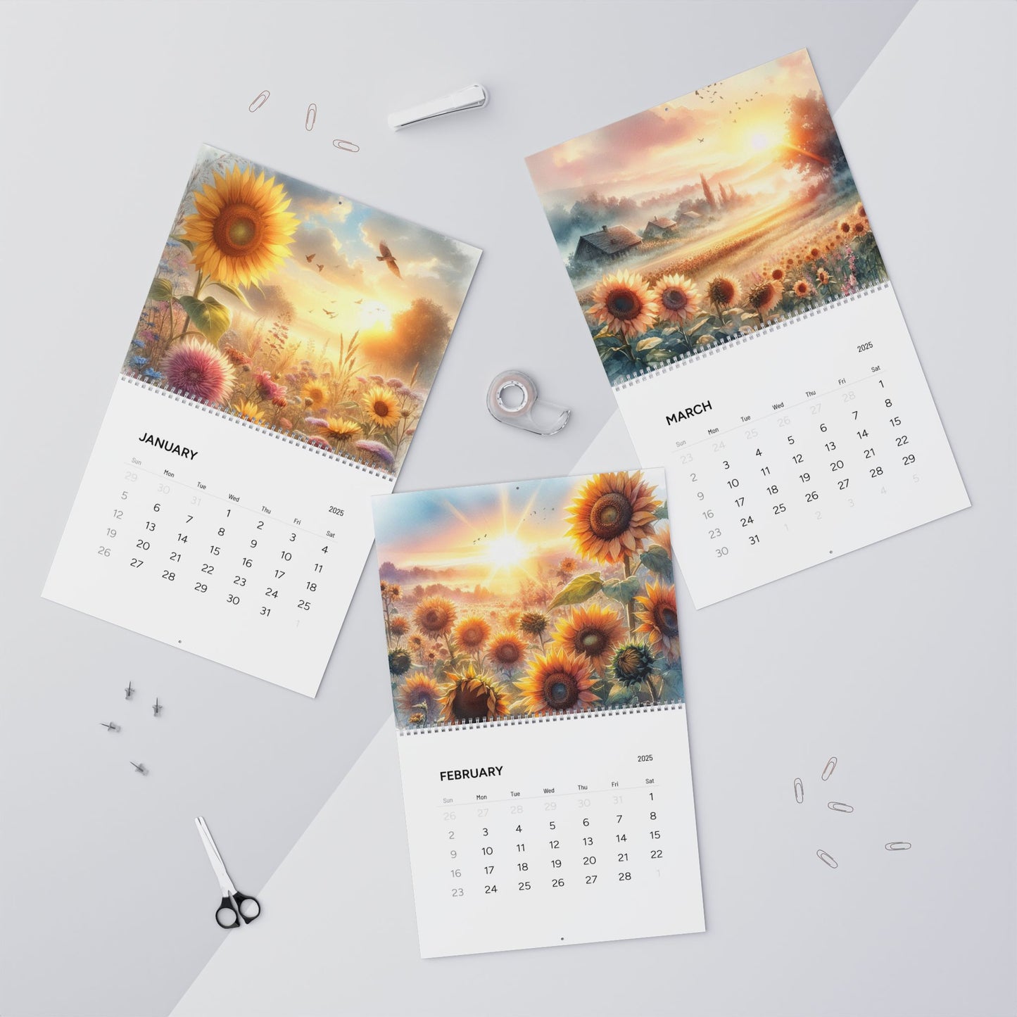 Wall Calendar - Endless Summer 2025