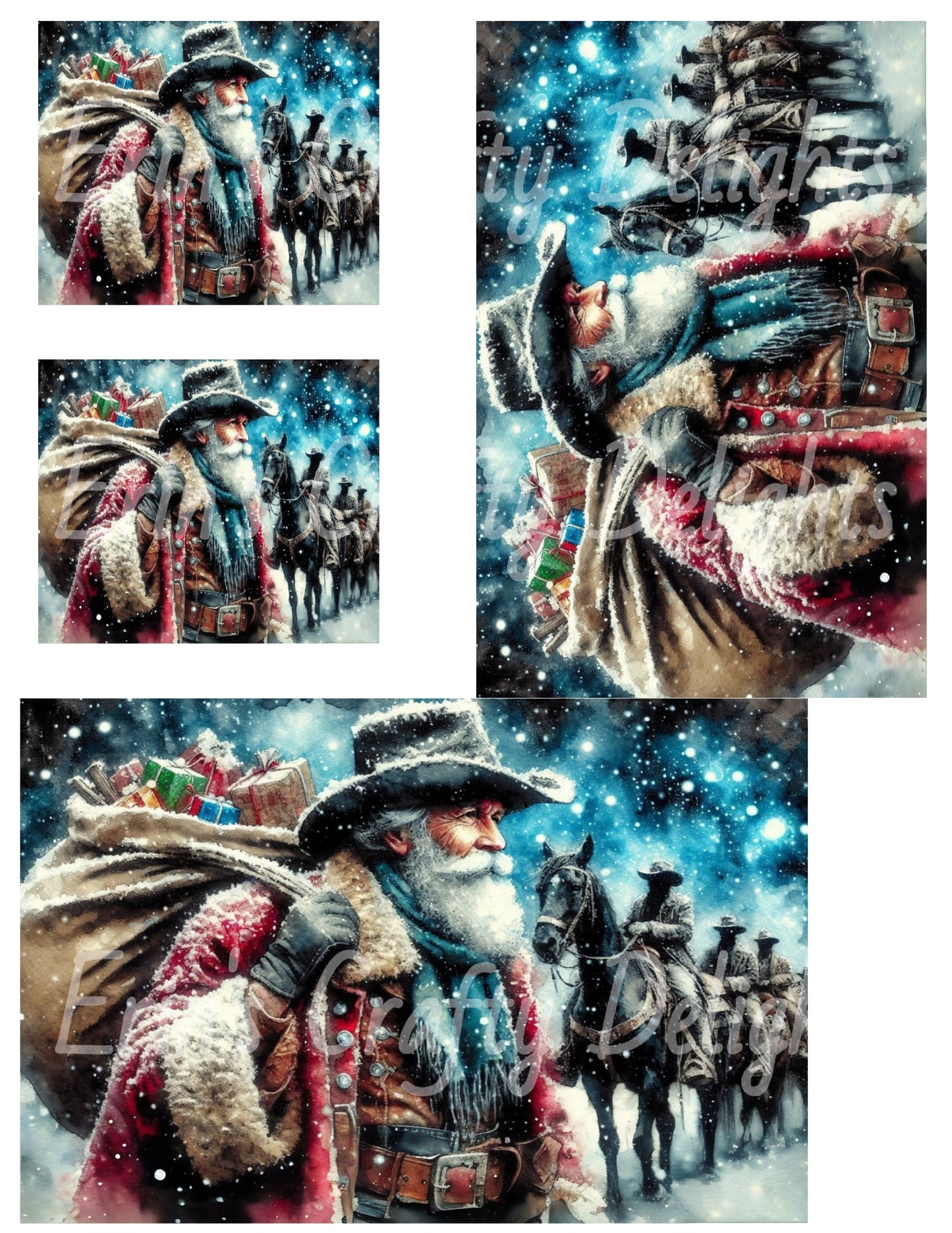 11 Cowboy Santa