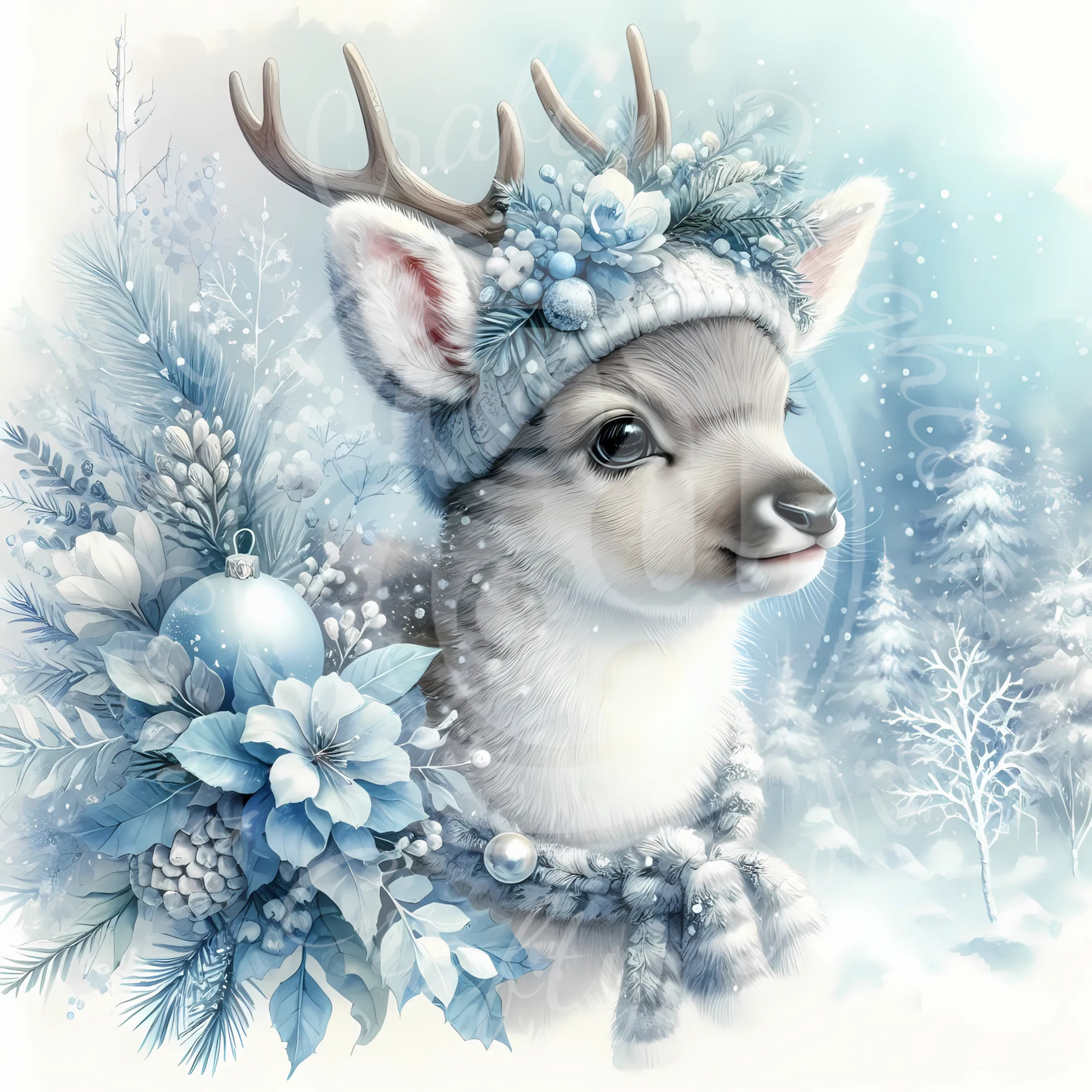 1 Christmas Fawn