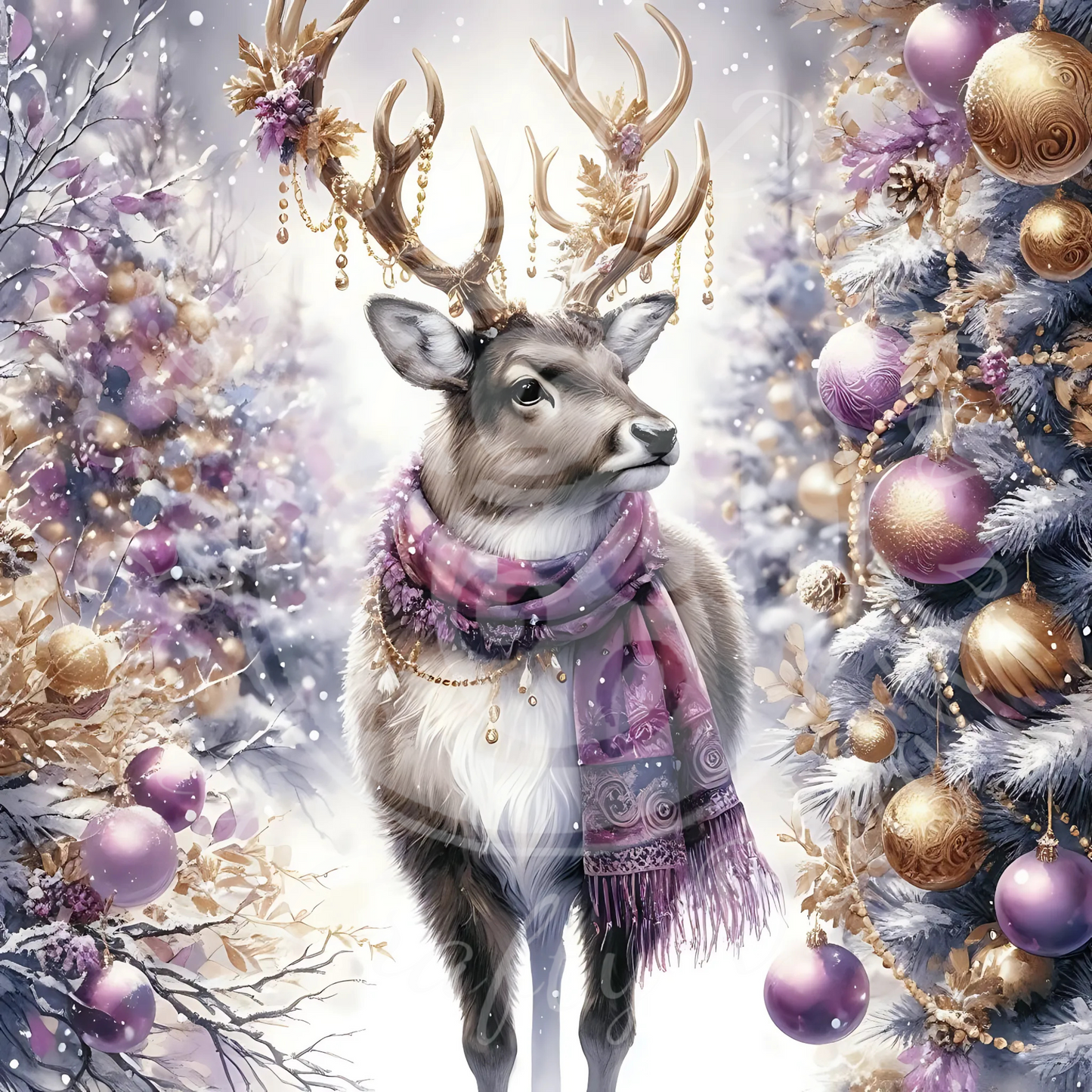 1 Purple Reindeer
