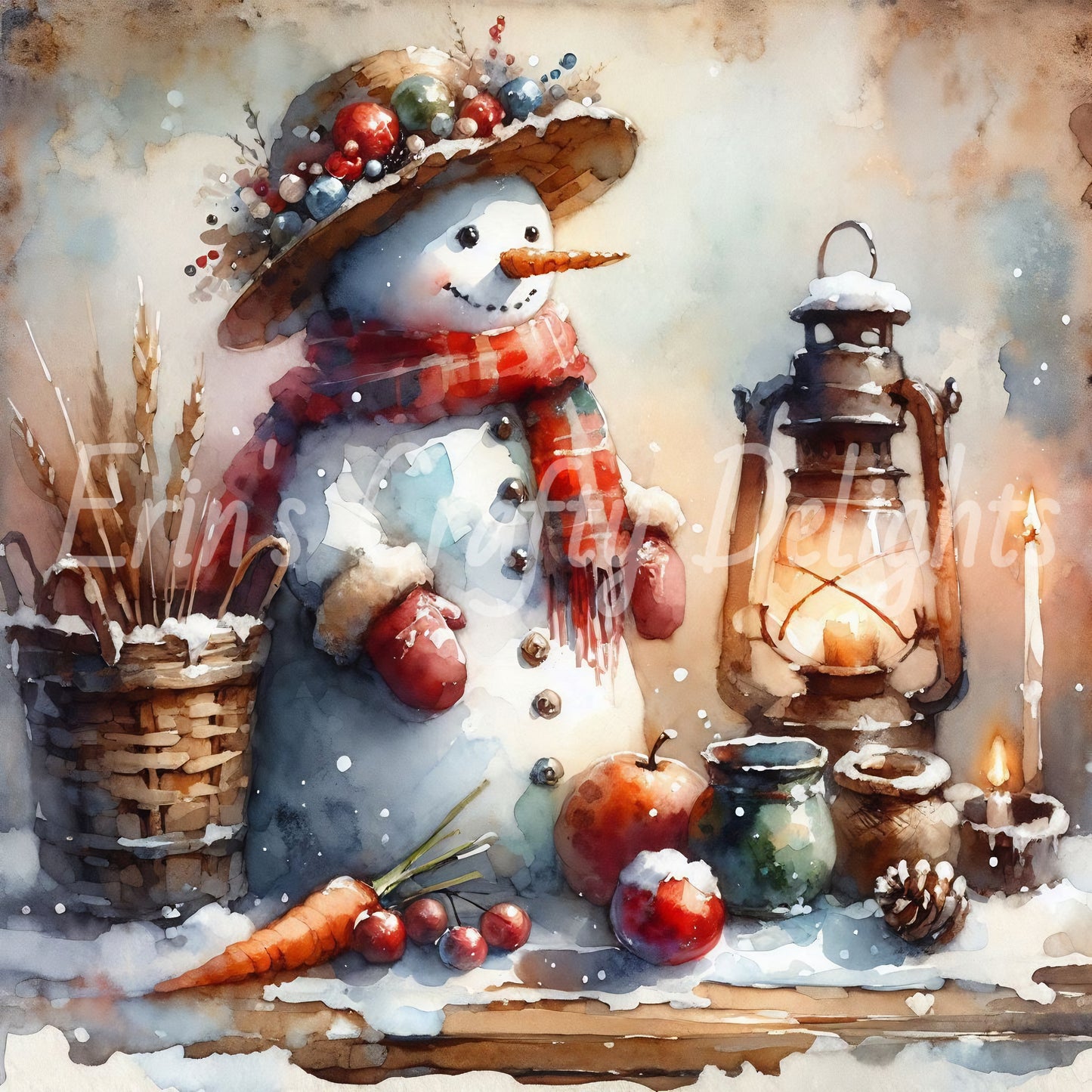 1 Rustic Snowman