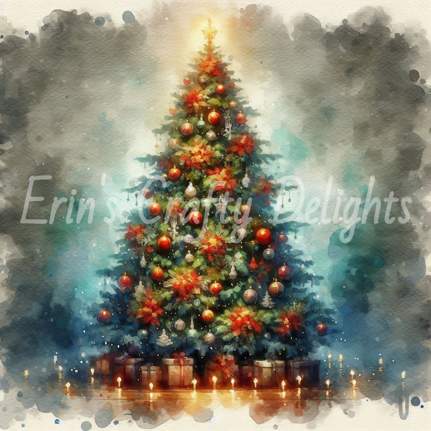 1 Victorian Christmas tree
