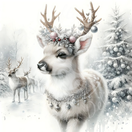 25 Christmas Fawn