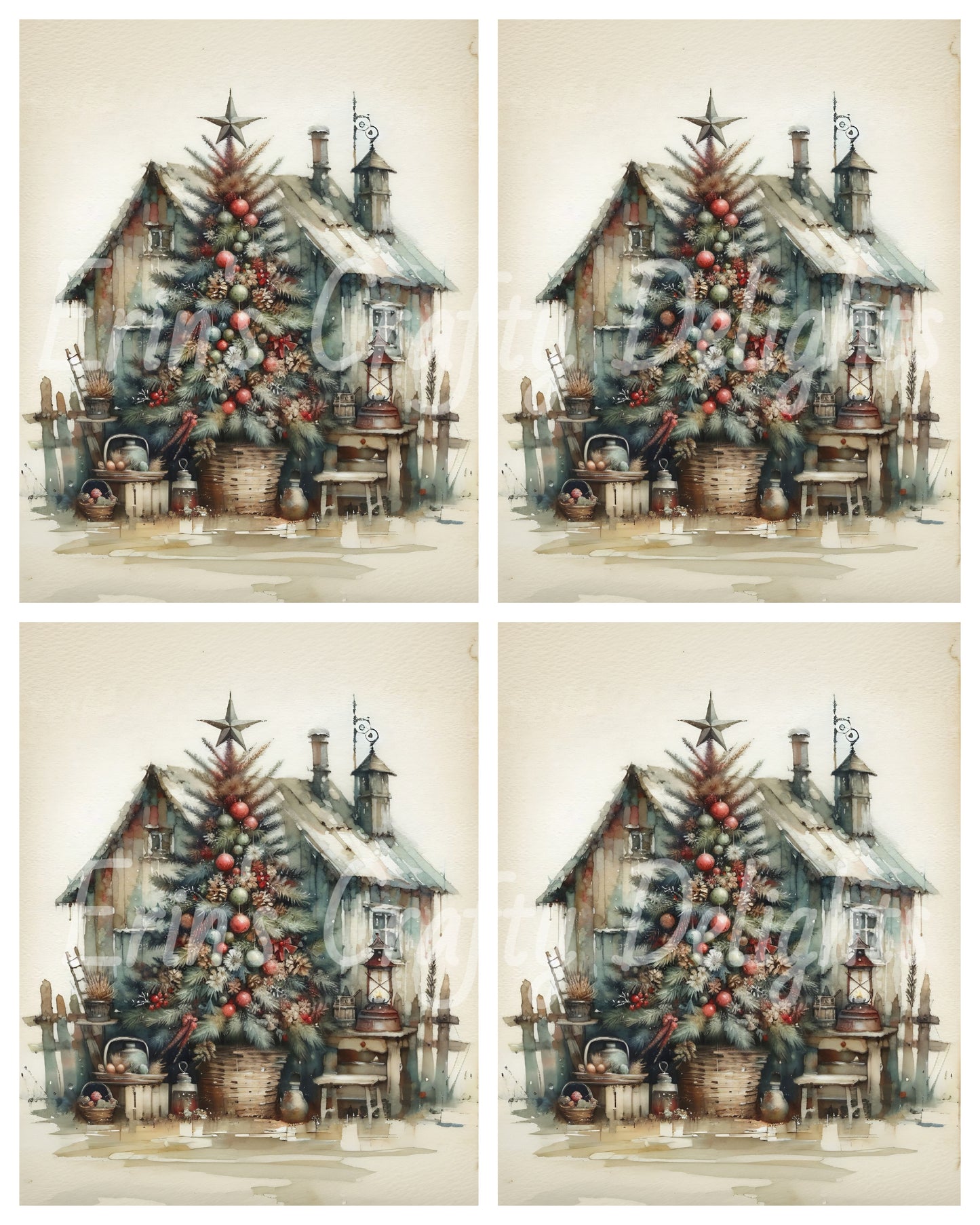 2 Cowboy Christmas Tree