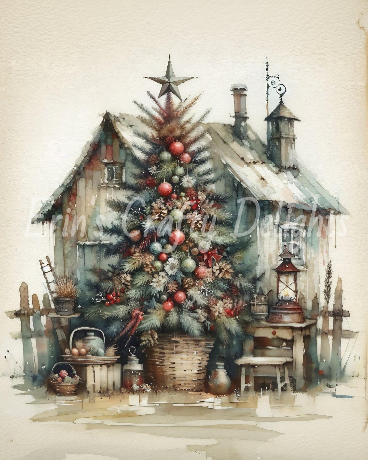 2 Cowboy Christmas Tree