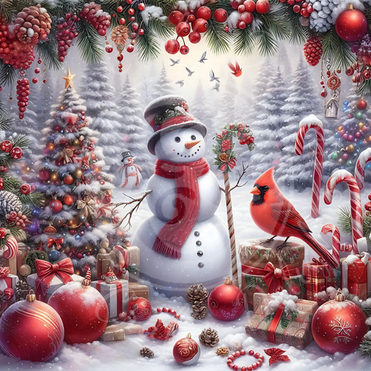 2 Winter Wonder Snowman