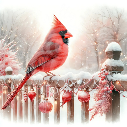 3 Christmas Cardinal
