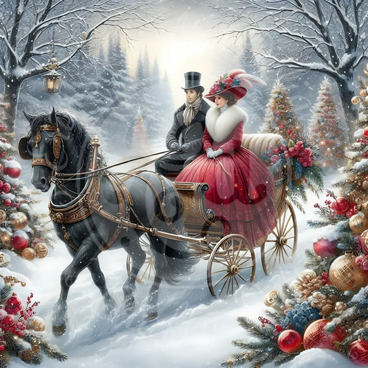3 Christmas Carriage