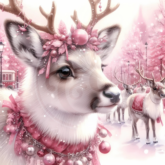 3 Christmas Fawn