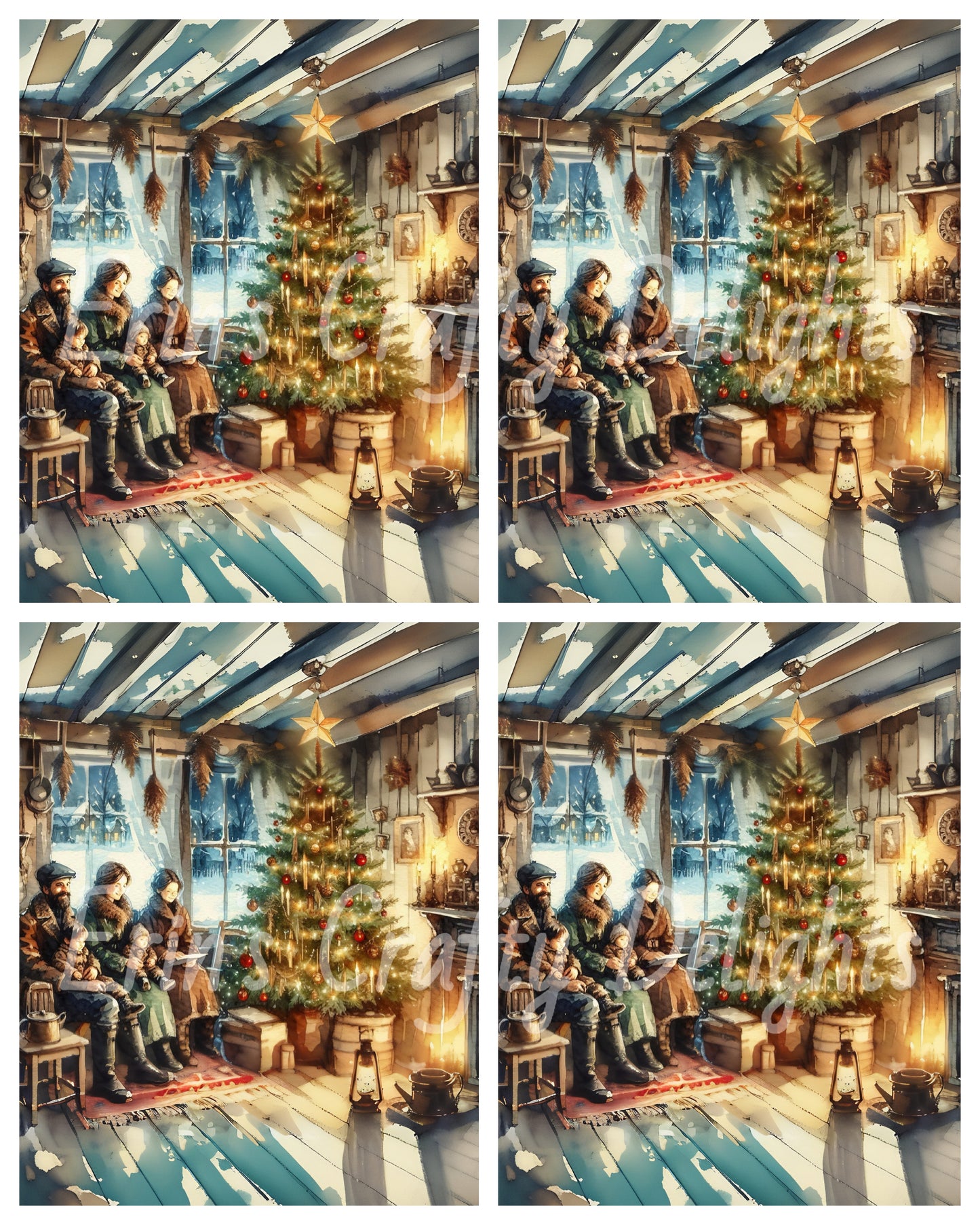 3 Cowboy Family Christmas