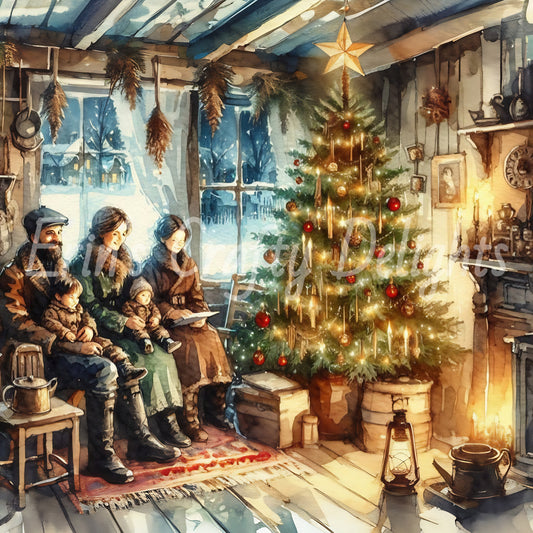 3 Cowboy Family Christmas